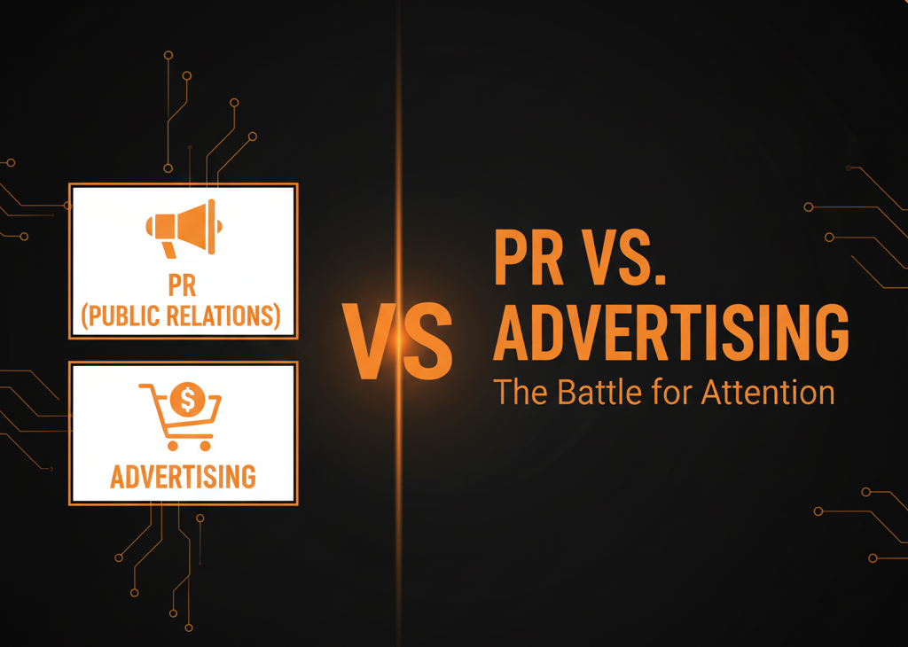 PR vs Advertising: Key Differences Every Brand Should Know